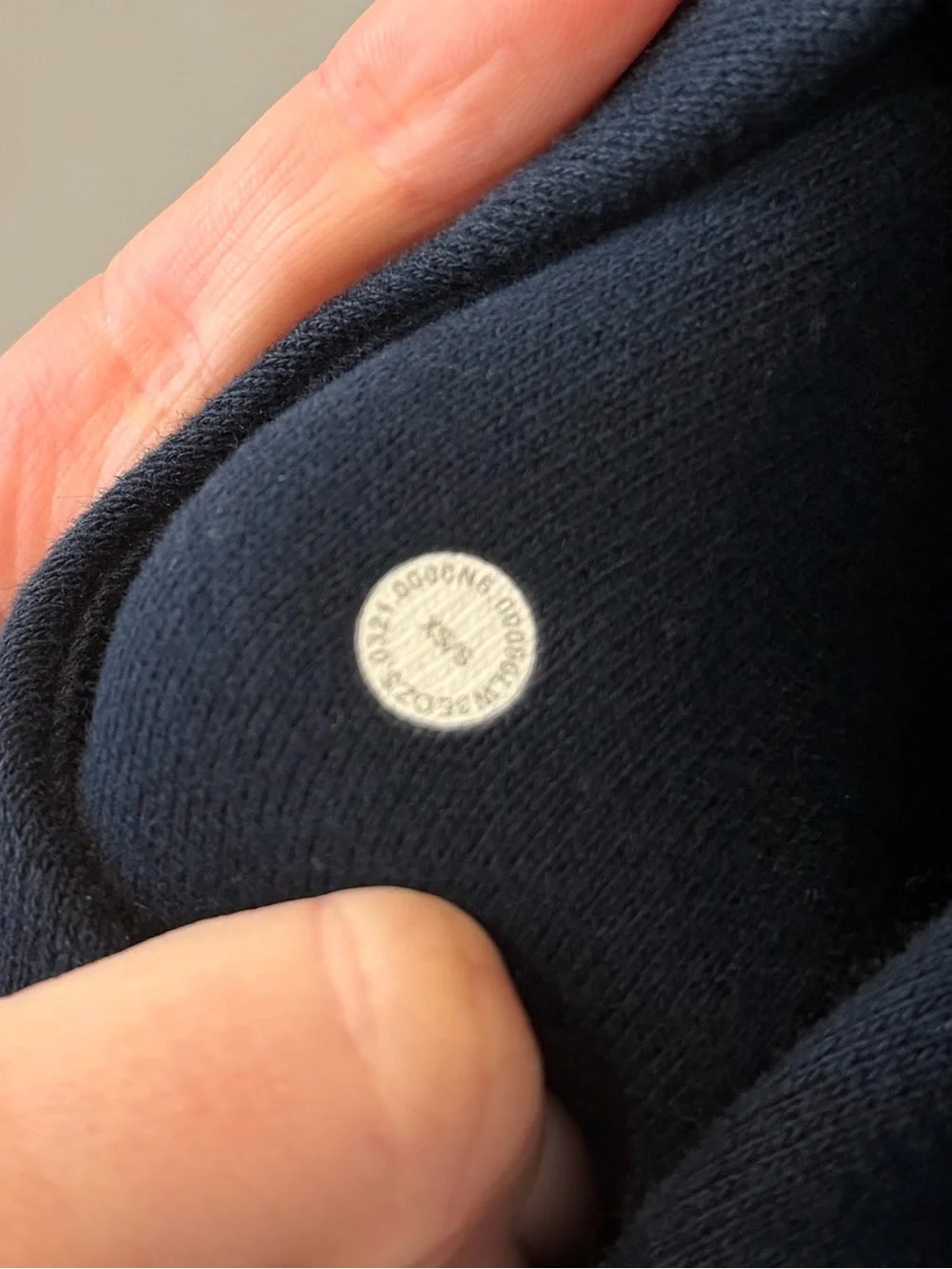 Lululemon True Navy Scuba Oversized Full Zip Size XS/S